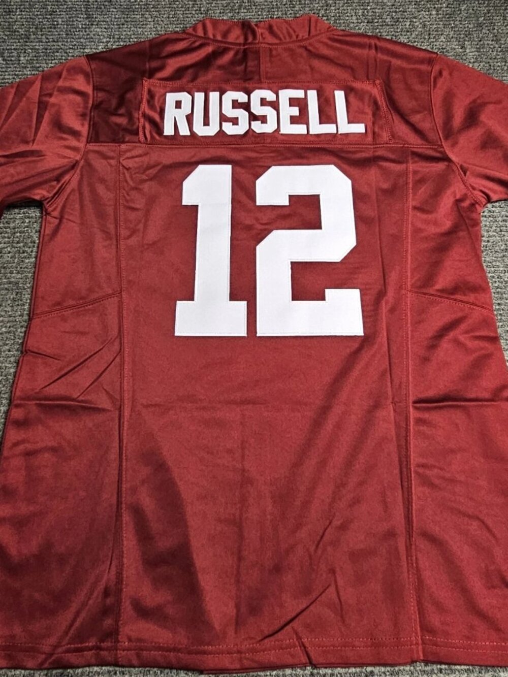 Keelon Russell Crimson Stitched Jersey Vapor Red